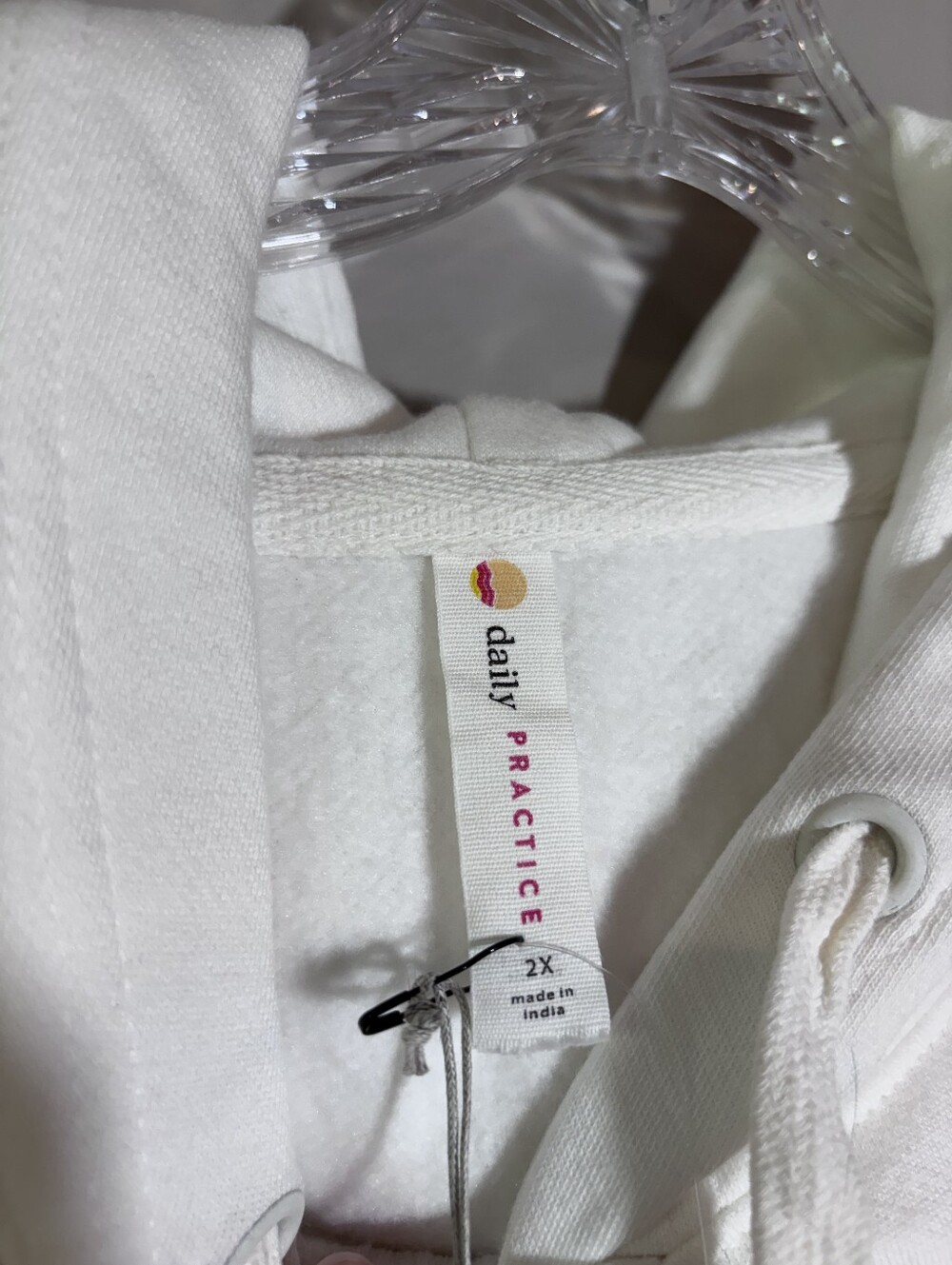 Daily Practice Relay Hooded Sweatshirt Size 2X New Anthropologie - Picture 7 of 11